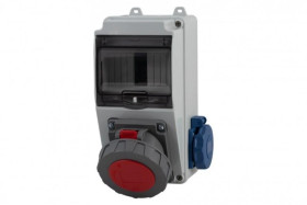 Rozdzielnica LAGO 5M - gniazda 32A 5p, 230V /5 modułów/