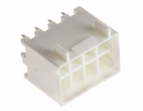 Listwa stykowa PCB 8-pinowe DF33C raster: 3.3 mm Prosty 2-rzędowe Hirose Otwór przelotowy500 V W osłonie