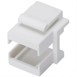 Adapter mocowania keystone światłowodowy (SC simplex / LC duplex) biały Alantec