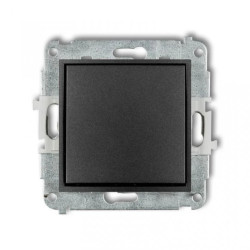 ICON Mechanizm łącznika zwiernego, jednobiegunowego (jeden klawisz bez piktogramu) grafitowy 11IWP-4.1