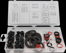 HAS01 Tap Reseater Wascher Assortment, 125 pcs