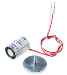 Elektromagnes przytrzymujący 24V dc 35N średnica 16.3mm