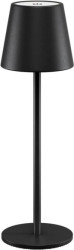 Bezprzewodowa lampa stołowa LED 3000K 180lm IP44, czarna 72024