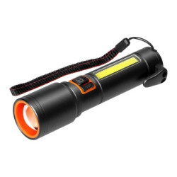Latarka LED, 270/105lm, 1200mAh, przecinak do pasów, młotek bezpieczeństwa,LT-30