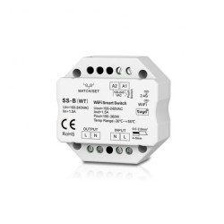 Bezprzewodowy włącznik oświetlenia Skydance - 230VAC/1.5A - sterowanie WiFi / Alexa - SS-B(WT)