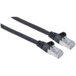 Intellinet 735568 Network Patch Cable, Cat6, 5m, Black, Copper, S/FTP, LSOH / L