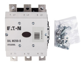 Stycznik mocy 250A 3P 220-240V AC 2Z 2R DILM250-S/22(220-240V50/60HZ) 274190