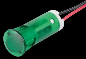 QS103XXG24 Indicator LED, 24 V DC, 10 mm, wired, green