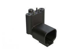 Złącze samochodowe 4-pinowe Amphenol Industrial 2-rzędowe Męski 13A AT BoardLock Płytka drukowana Śruba Złącze