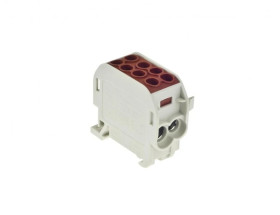 Złączka szynowa jednopolowa ZGX 1x35/2x25 mm2 brązowa (Al/Cu) ENE-00517