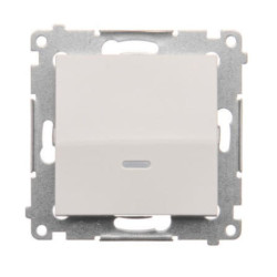 SIMON54 biały DP1L.01/11 Przycisk podśw.bez pik