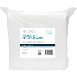 Integrity&#xAE; 600-0530 Poly/Cellulose Dry Wipes Sterile 12&quot;x12&quot; 100 Wipes Per Pack