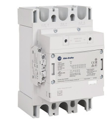Stycznik 100→ 250 V DC Allen Bradley styki: 3 200 kW 370 A 1NO + 1NC Montaż panelowy Połączenia bar 100-E370KD11