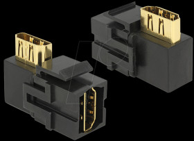 86358 Keystone Module HDMI female&gt;HDMI female 90°