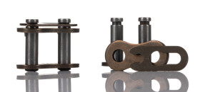 Ogniwo łańcucha rolkowego, typ: 08B-1, połączenie: ‎Łącze łączące, Stal