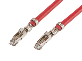 Wstępnie zaciskane przewody, seria: Micro-Lock Plus, 22AWG, dł.: 225mm