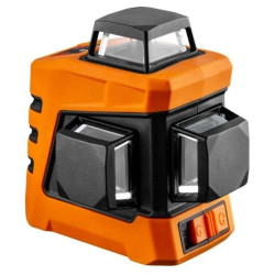 Laser płaszczyznowy 15m 3D czerwony 360st w trzech płaszczyznach z etui i uchwytem magnetycznym 75-103