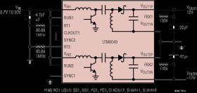 Dual SEPIC or Inverting μModule DC/DC Converter
