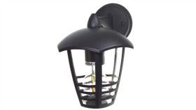 Oprawa Elewacyjna Malia Czarna E27