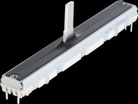 402181 ALPS mini sliding potentiometer, linear, stereo, 100K