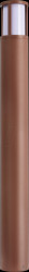 730506 Bollard light, Facado II round opal 1000 mm, 1x E27, rust