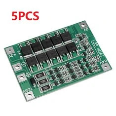 5 SZT. Płyta ochronna ładowarki akumulatora litowego 3S 40A 18650 BMS 11,1V 12,6V PCB do wiertarki z balansem