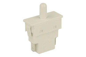 Przełącznik; dźwigniowy; przyciskowy; WK3013; ON-(OFF); biały; bez podświetlenia; konektory 4,8x0,8mm; 2 pozycje; 250mA; 250V AC