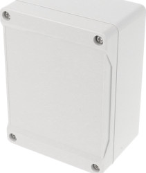 ABS enclosure, (L x W x H) 119 x 89 x 61 mm, light gray (RAL 7035), IP66, 1555FGY