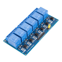 Moduł przekaźników 6 kanałów 12V