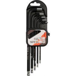 Zestaw kluczy imbusowych powlekanych 10 cz. - Yato YT-0561