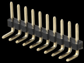 332-1-010-0-F-XS0-0700 Pin headers 2.00 mm, 1X10, angled