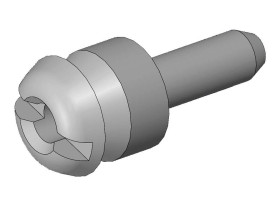 Molex 1731120372 Śruba zatrzaskowa 1 szt.