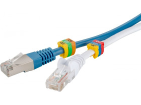 Oznaczniki kablowe na klipsie „cyfry 0–9”, na kable o grubości do4 mm