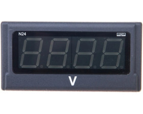 Woltomierz cyfrowy 4 cyfr wejście AC 0-400V AC zasilanie 230V AC jednostka V N24 Z310400M1
