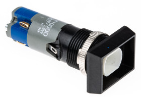 Nasadka przełącznika Zatrzaskowy SPDT średnica wycięcia 16.2mm, montaż panelowy Saia-Burgess