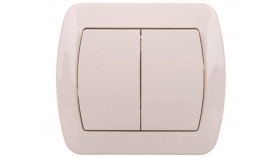 Simon Akord Łącznik Schodowy Podwójny 10Ax 250V Beż Aw6/2/12