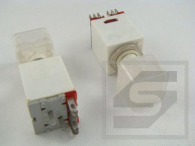 Przełącznik CARLING 3poz. ON-OFF-ON 12V;20A;k.podśw.niebieski;7pin;IP68