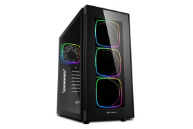 Sharkoon TG6 RGB | Midi Tower Case | Zwart