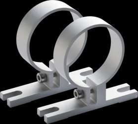 210200-06 Leuchtenhalter TUBELED 40 Aluminium