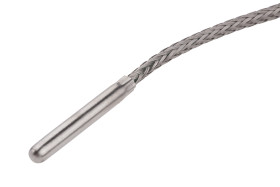 Termopara z uziemieniem K średnica 3.18mm długość 25mm -60 → +350°C Końcówka z gołym kablem RS PRO