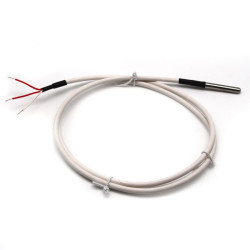 Sonda temperatury PT100 długość 100mm średnica 6mm +105°C żyły 3