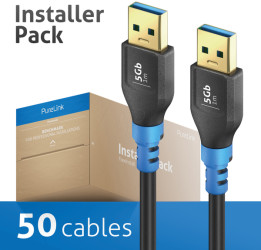 FI-U310-010-PCK USB 5 Gb/s cable, A plug, 1.0 m, pack of 50