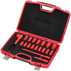 Draper 17671 XP1000&#xAE; VDE Metric Socket Set, 1/2&quot; Sq. Dr. (19 Piece)