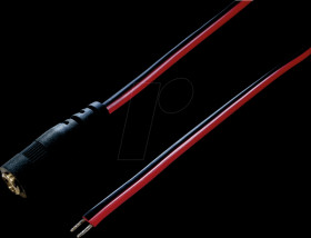 072078 DC cable, 2 x 0.75 mm², coupling 2.1 mm