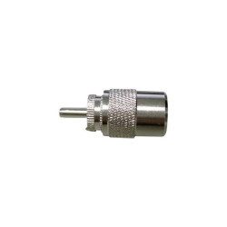 TruComponents 160748 UHF connector Plug, straight 75 &#x3A9;