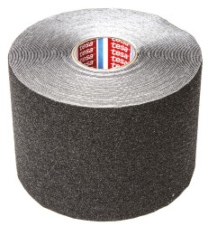 Taśma samoprzylepna antypoślizgowa szerokość 100mm Czarny Taśma antypoślizgowa Tesa +50°C Folia PVC grubość 0.81mm