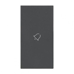 LIVING NOW klawisz z symbolem dzwonek 2mod. czarny KG01M2D