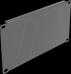 66662 10" Network Cabinet Blind Cover 3U black