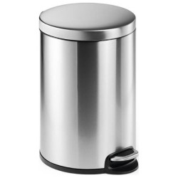 Durable 340223 waste paper basket silver 20L paper bin