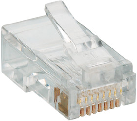 Plug, RJ45, 8 pole, 8P8C, Cat 3, IDC connection, cable assembly, P 129